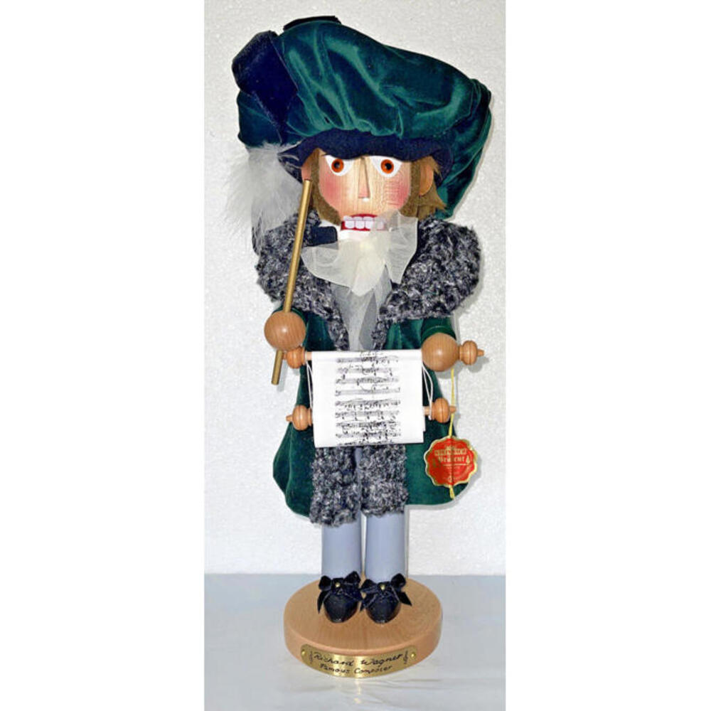 Steinbach Nutcracker COMPOSER RICHARD WAGNER  -EUC w Hang Tag - In Box